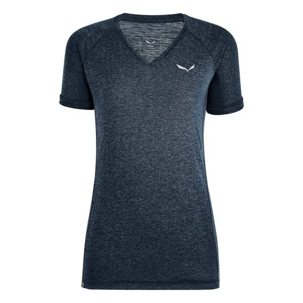 Salewa Puez Melange Dry W V-Neck S/S Tee 27743-3966