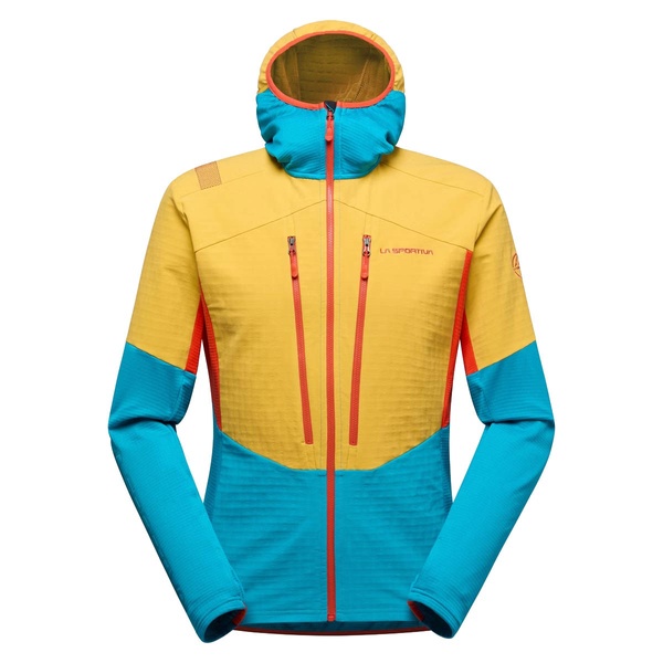 La Sportiva Session Tech Hoody M L70 614735 Tropic Blue/Bamboo